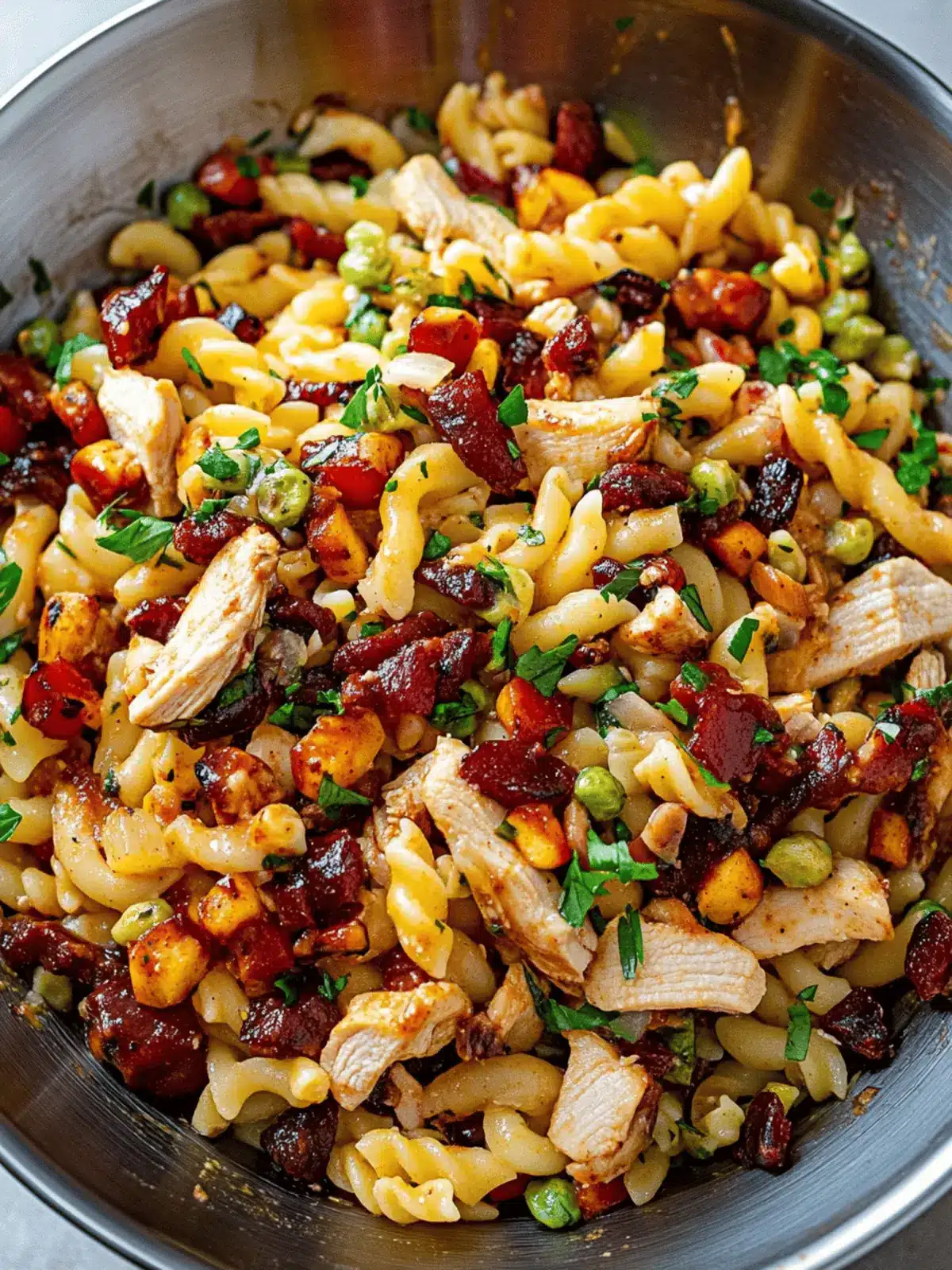 BBQ Chicken Pasta Salad: Quick, Creamy Delight for Everyone 4 BBQ Chicken Pasta Salad