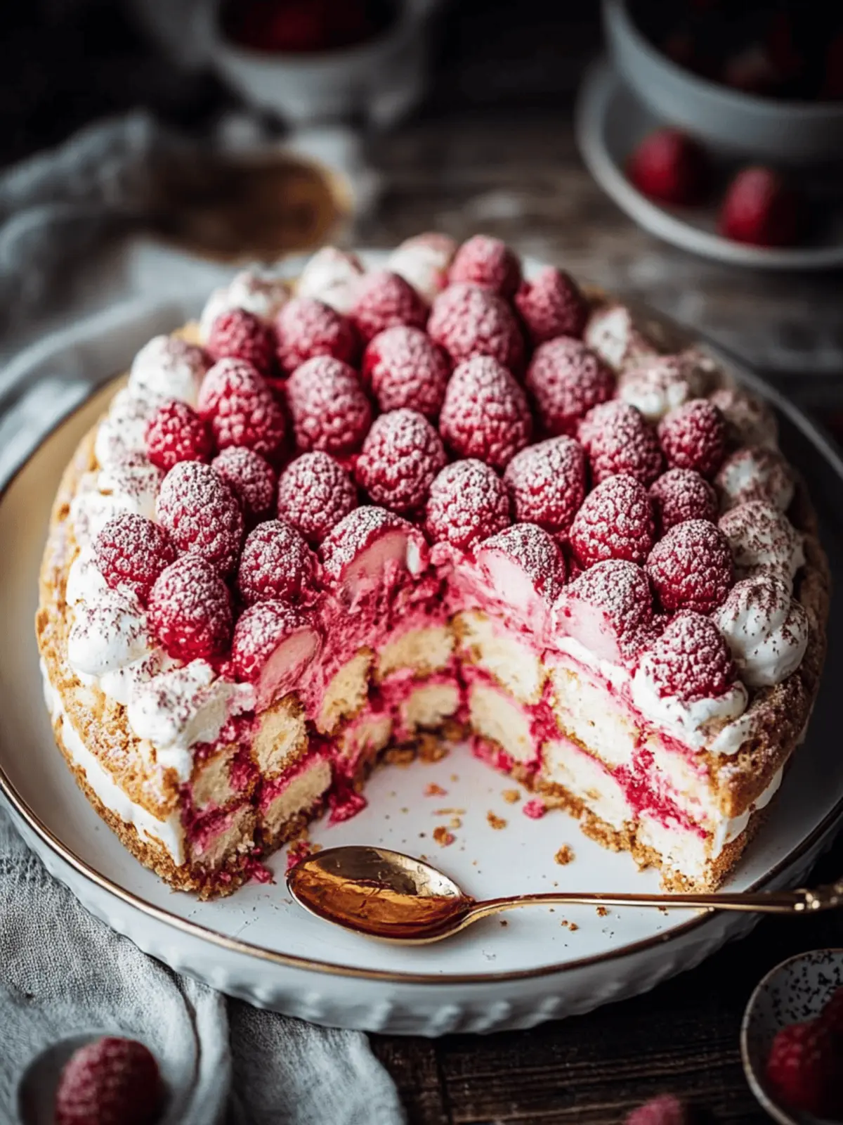 Lychee & Raspberry Tiramisu