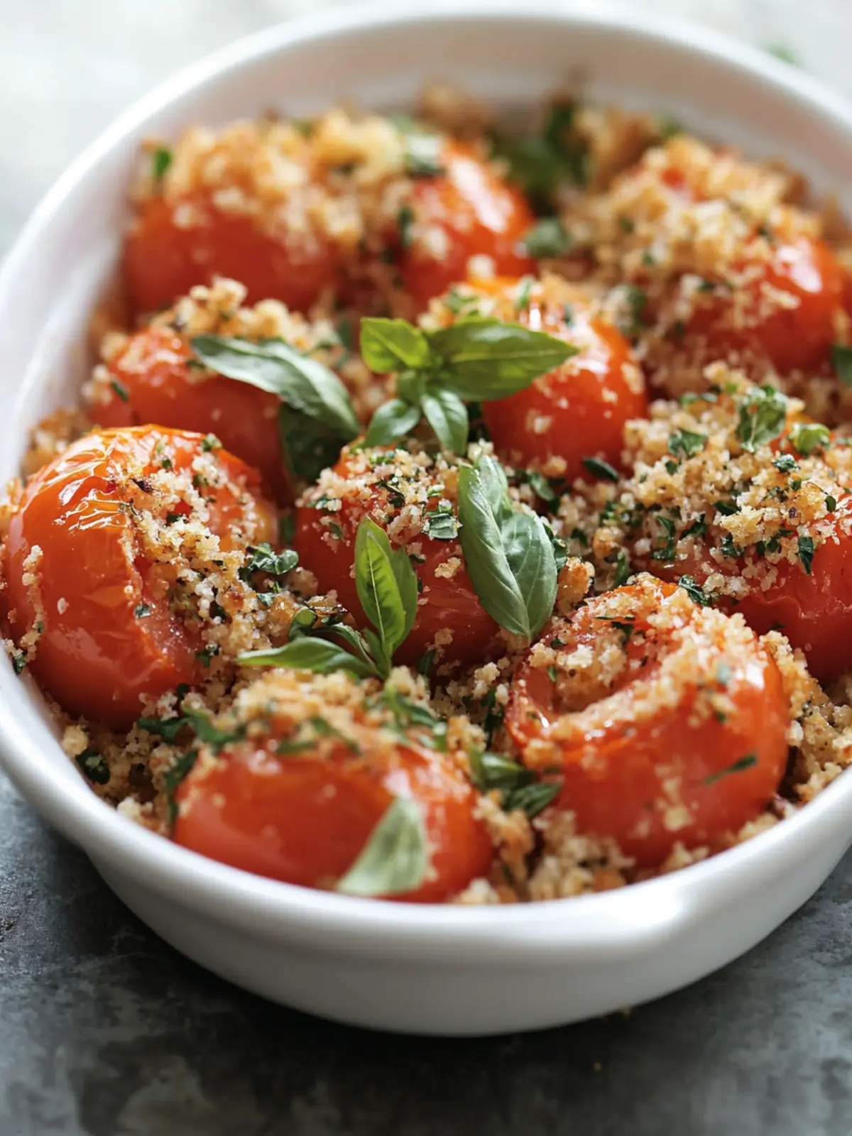 Provence-Style Tomatoes with Breadcrumbs and Herbs Delight 4 Provence-Style Tomatoes with Breadcrumbs and Herbs