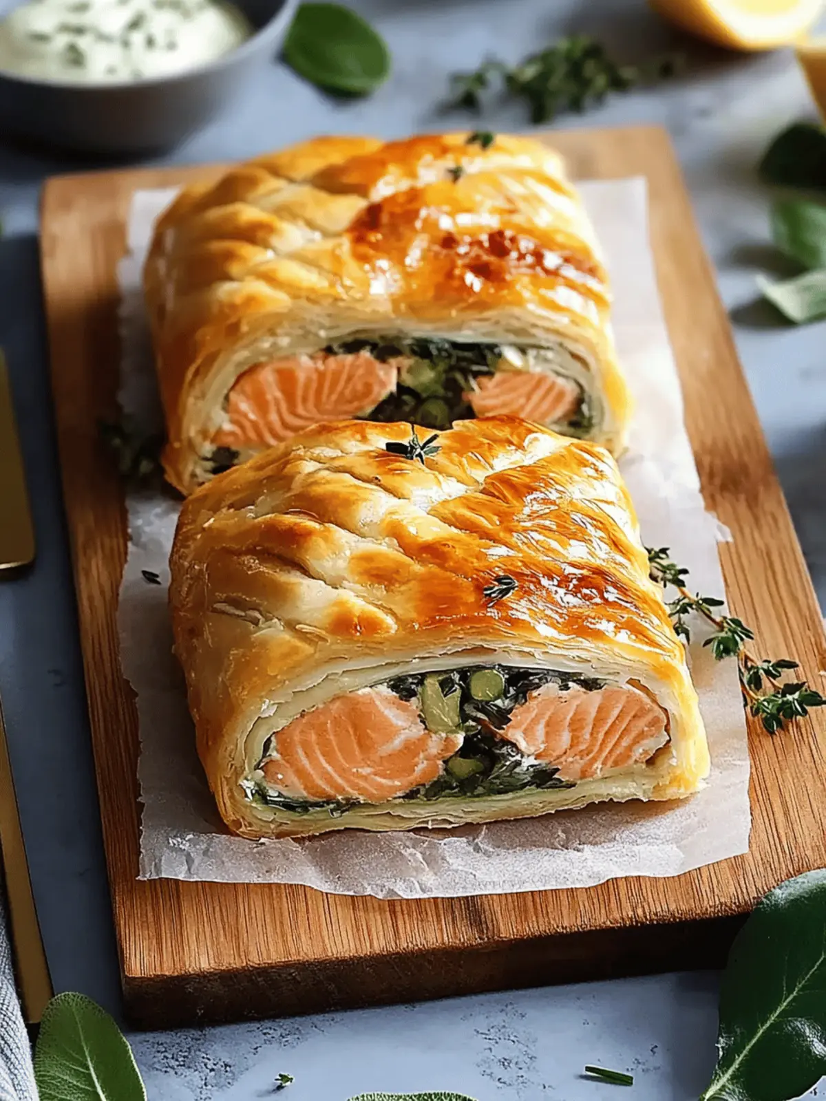 Savory Salmon Wellington: Quick Gourmet Dinner at Home 5 Salmon Wellington