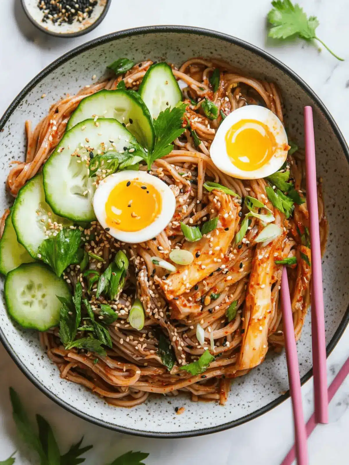 Delicious Korean Style Kimchi Soba Noodles You’ll Love 2 Korean Style Kimchi Soba Noodles