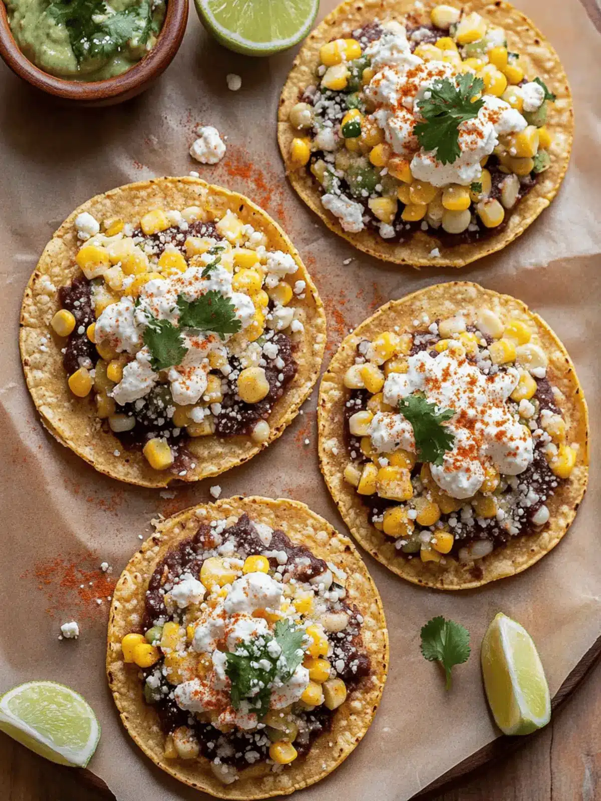 Mexican Street Corn Tostadas