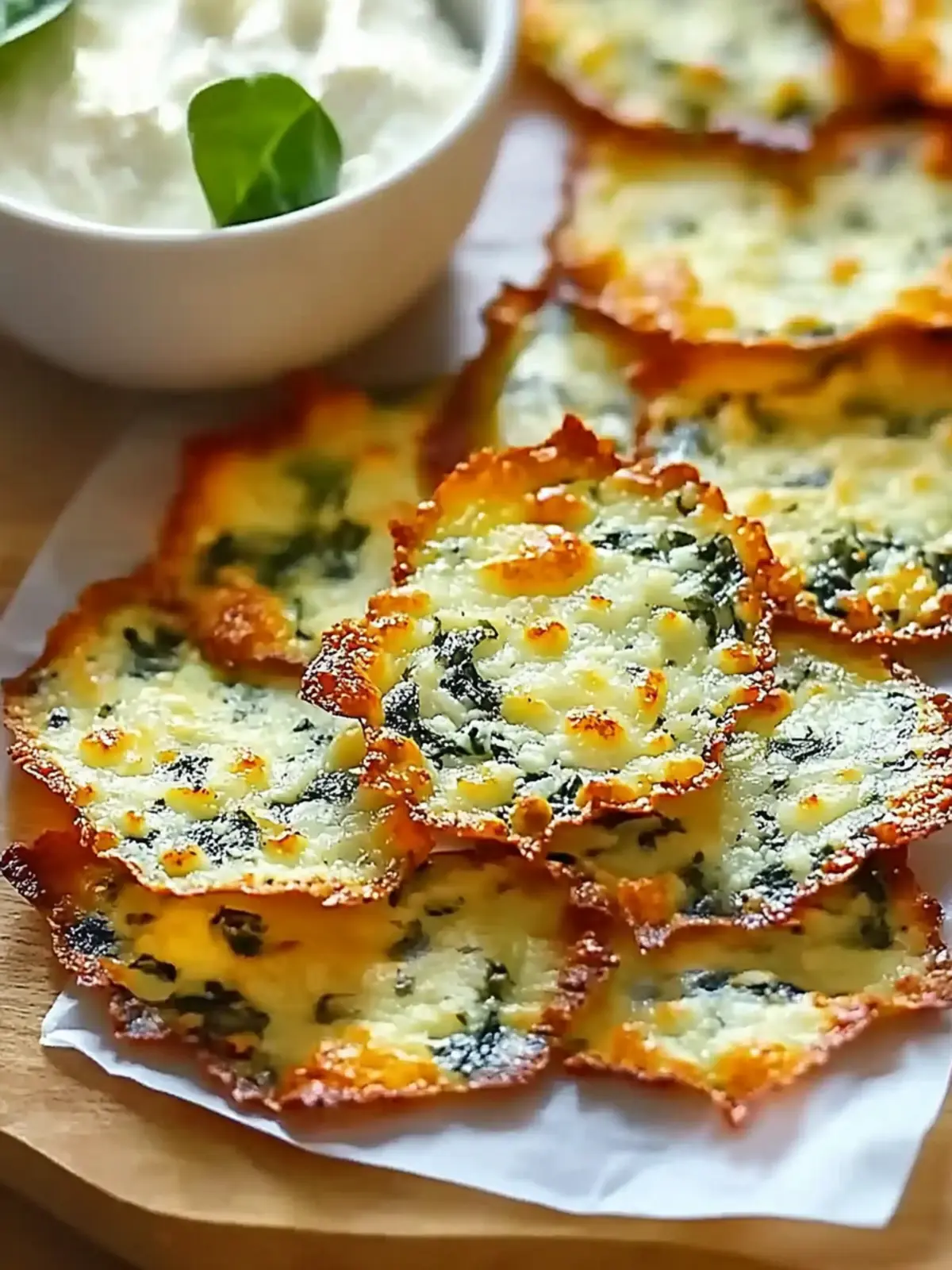 Crispy Homemade Spinach and Feta Cheese Chips You’ll Adore 5 Homemade Spinach and Feta Cheese Chips