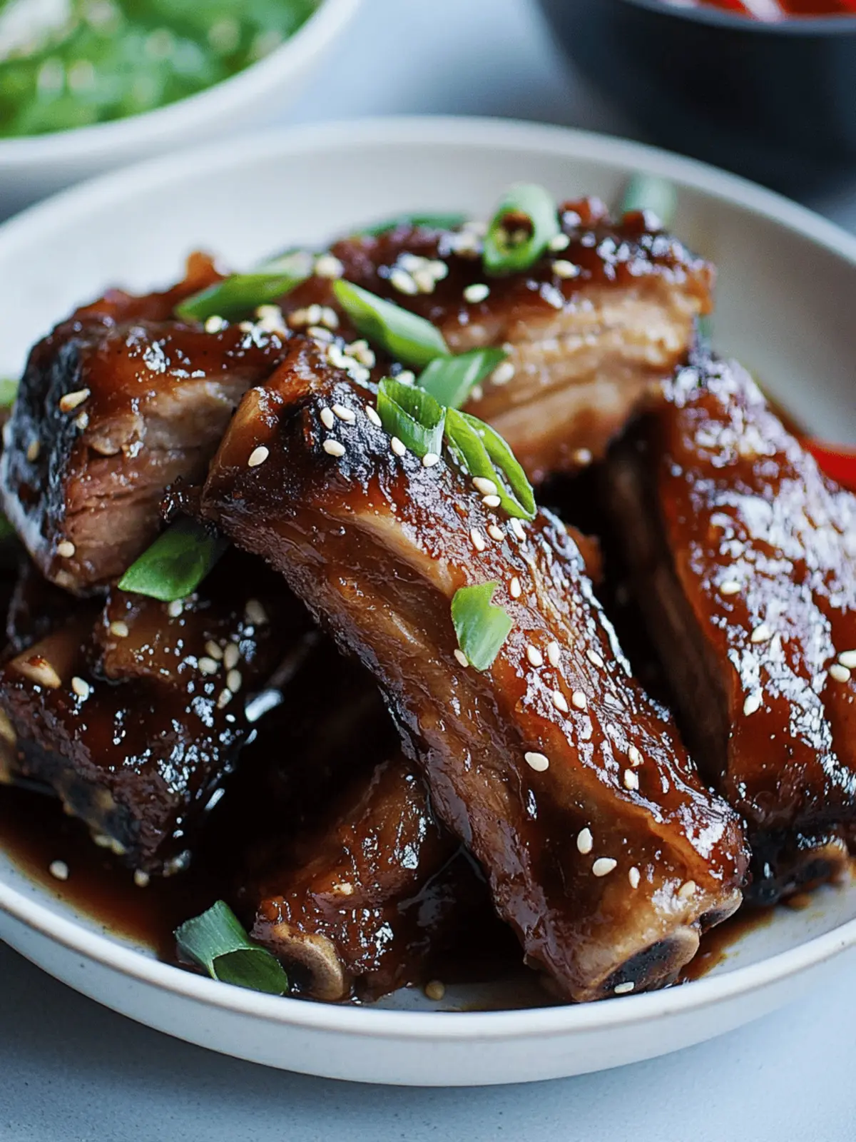 Easy Sticky Asian Pork Ribs