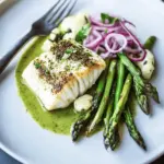 Fennel Crusted Halibut with Asparagus for a Fresh Twist 9 Fennel Crusted Halibut with Asparagus