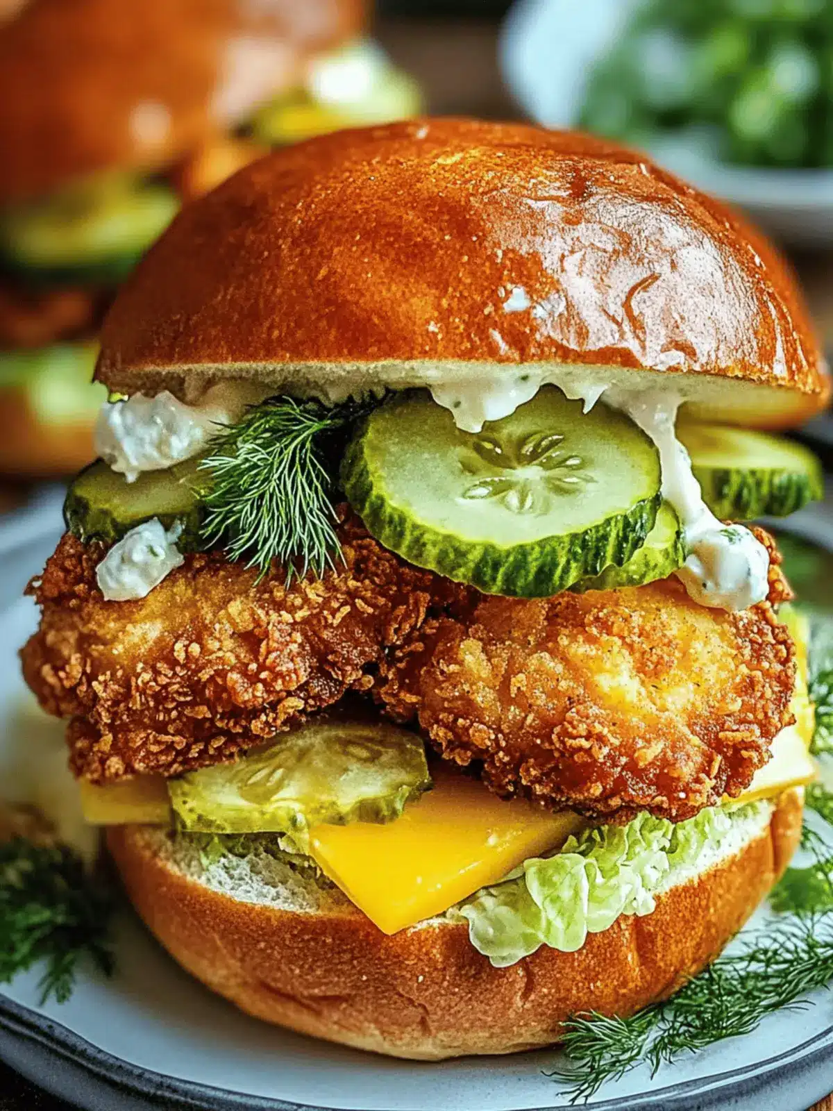 Crispy Dill Chicken Sandwich