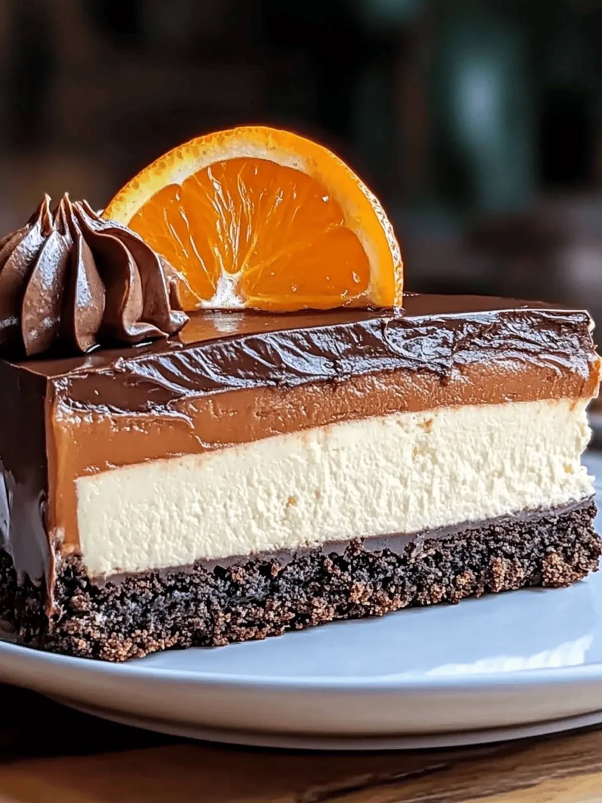 Chocolate Orange Cheesecake