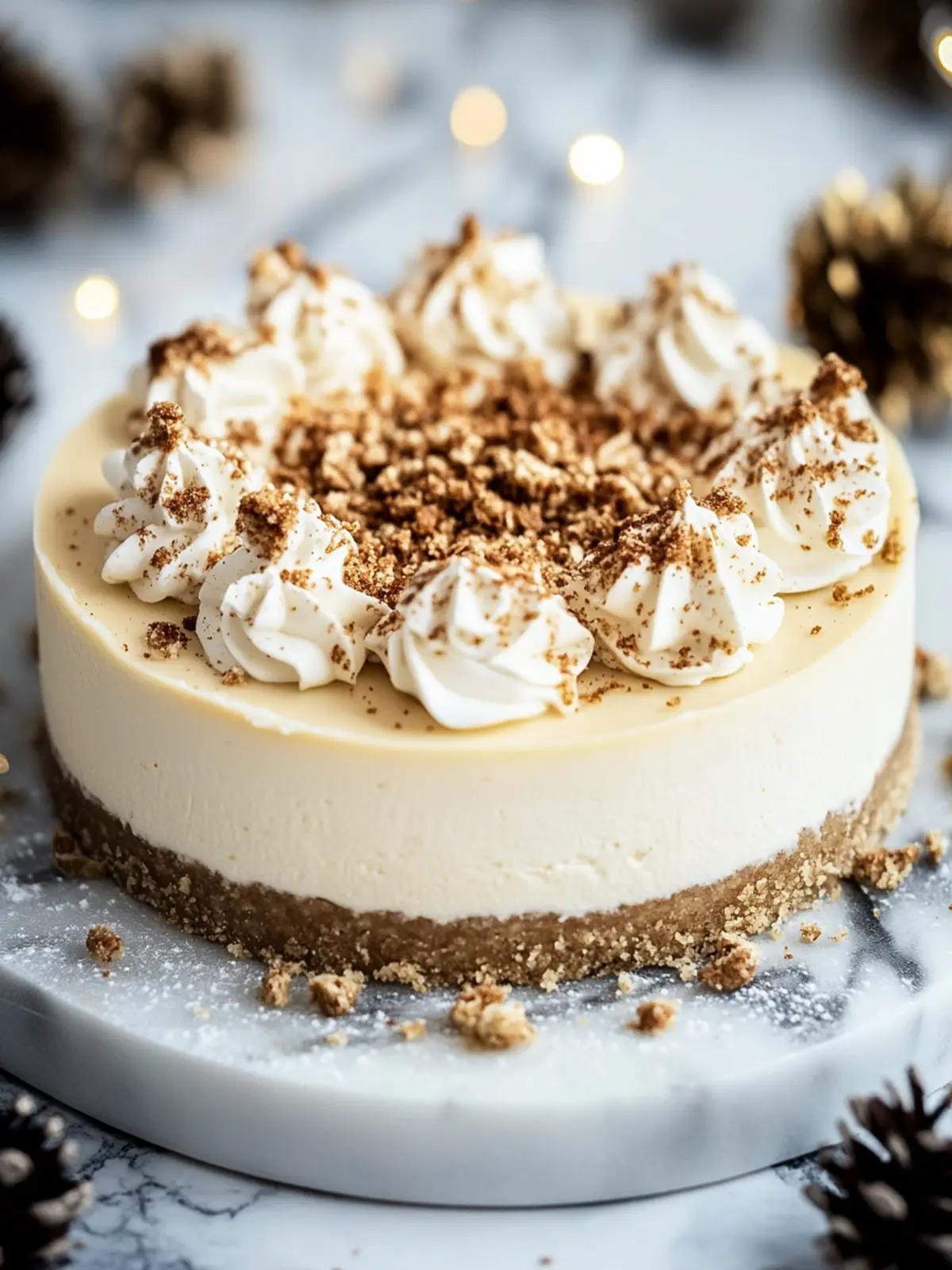 Decadent Eggnog Cheesecake for a Cozy Holiday Treat 2 Eggnog Cheesecake