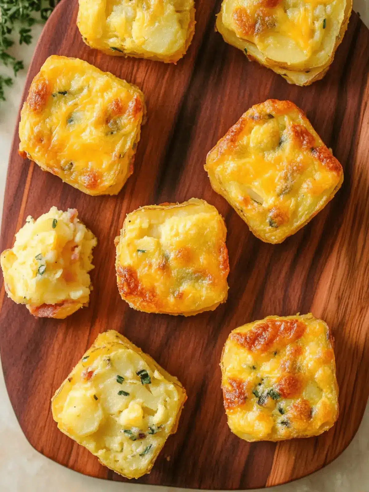 Potato Cheddar Chive Bakes (Starbucks Copycat)