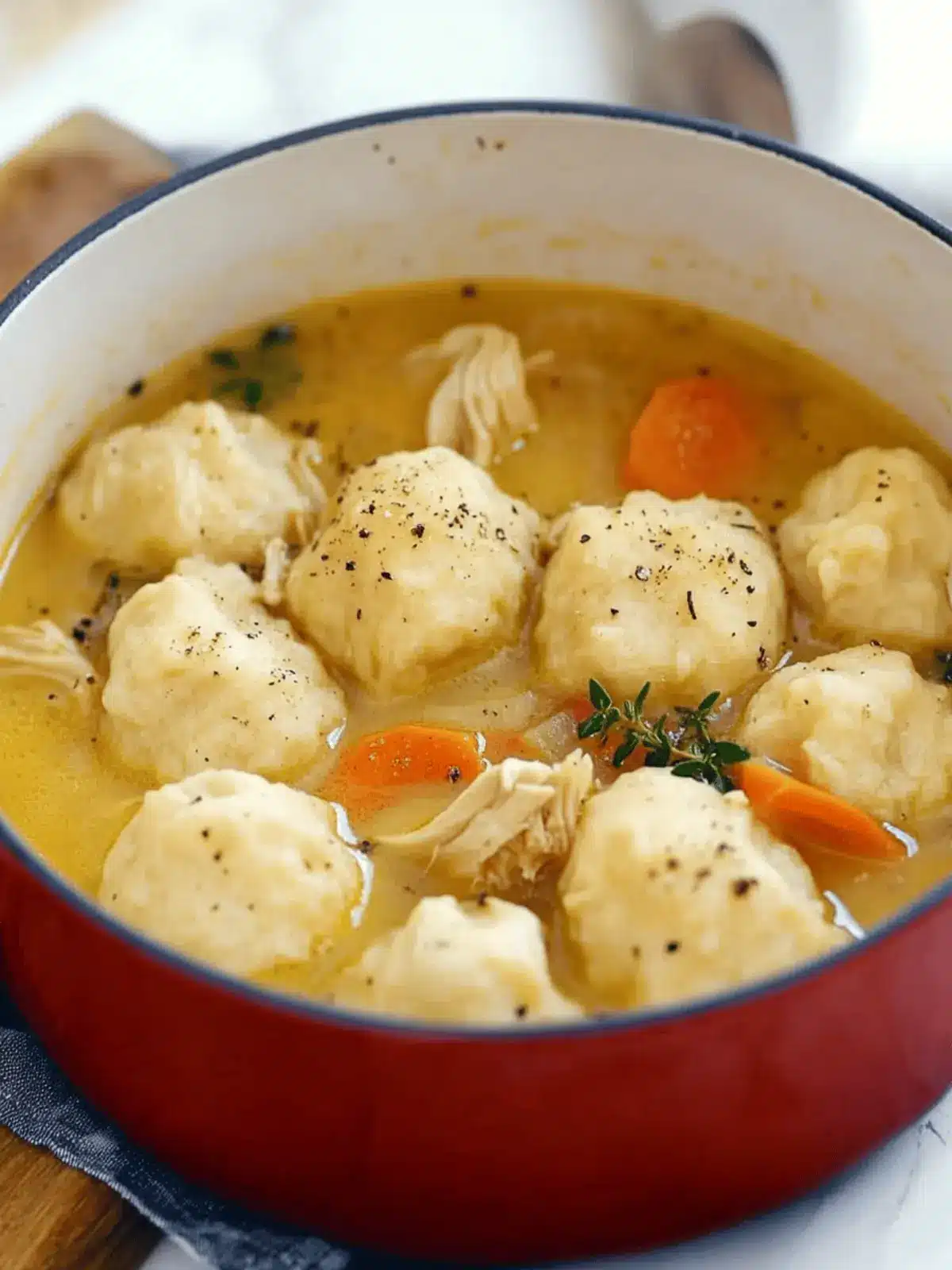 Turkey and Dumplings Soup