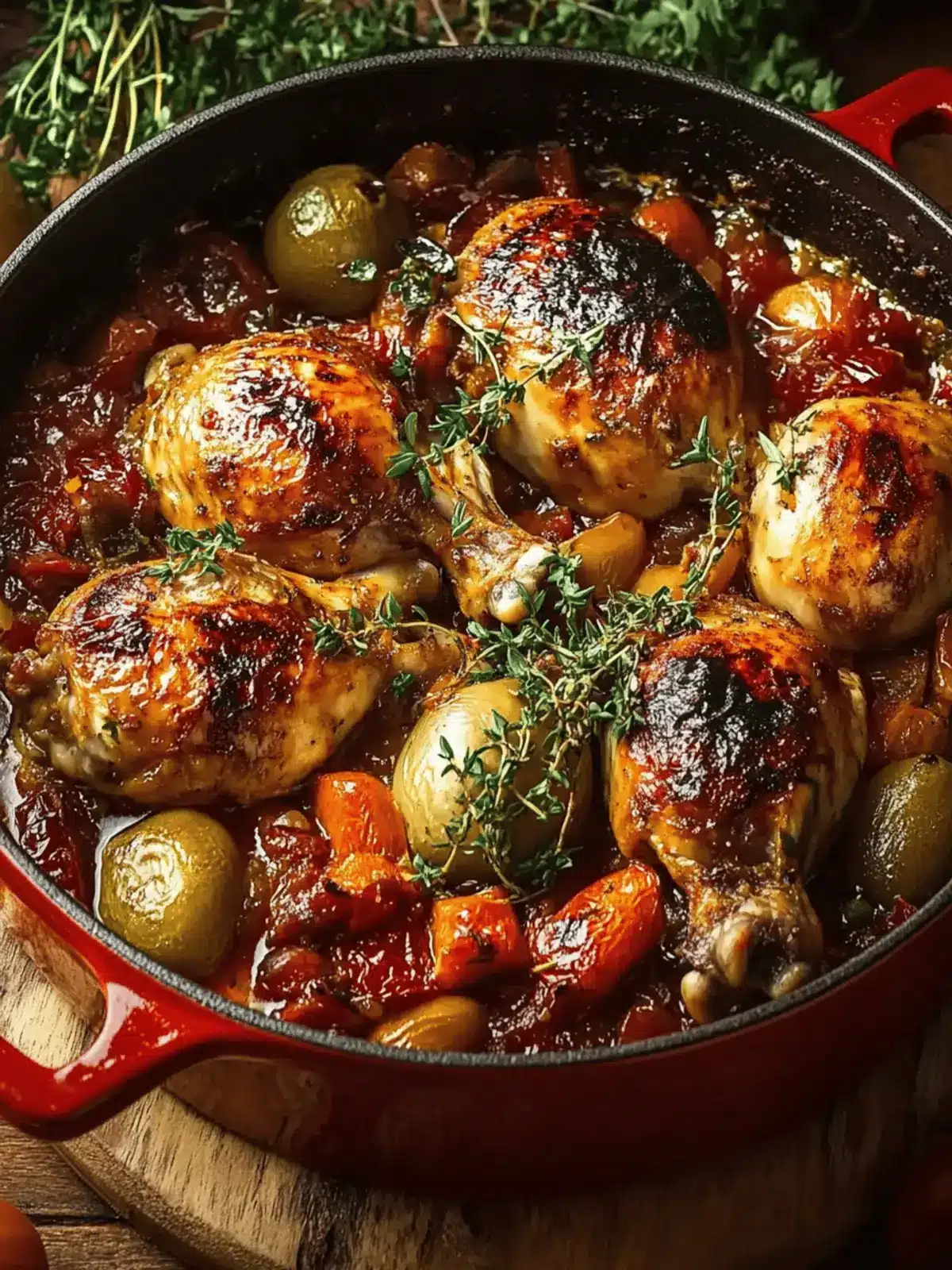 Irresistible Chicken Hunter's Style with Colorful Bell Peppers 3 Chicken Hunter's Style