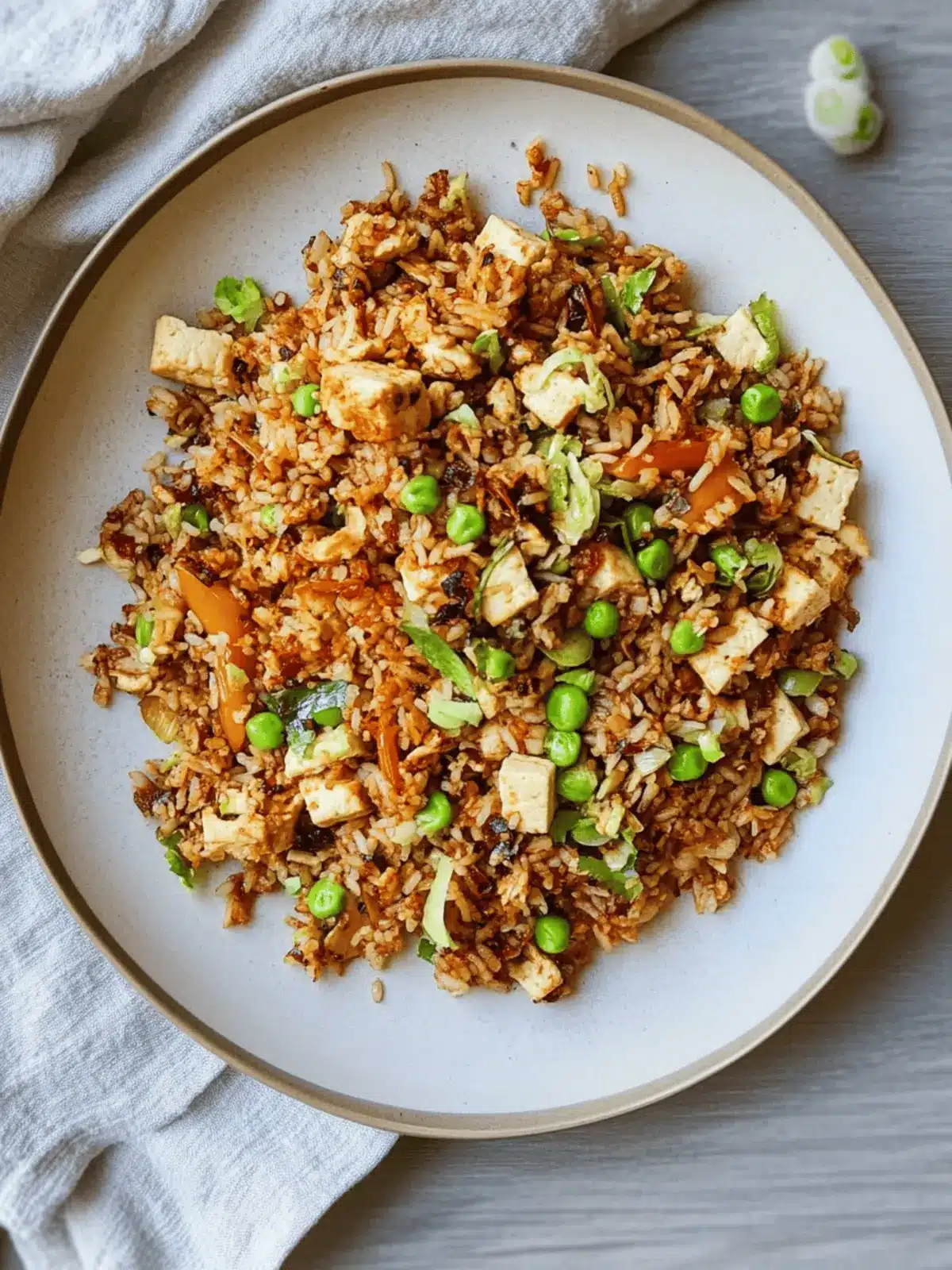 Tofu Chile Crisp Rice