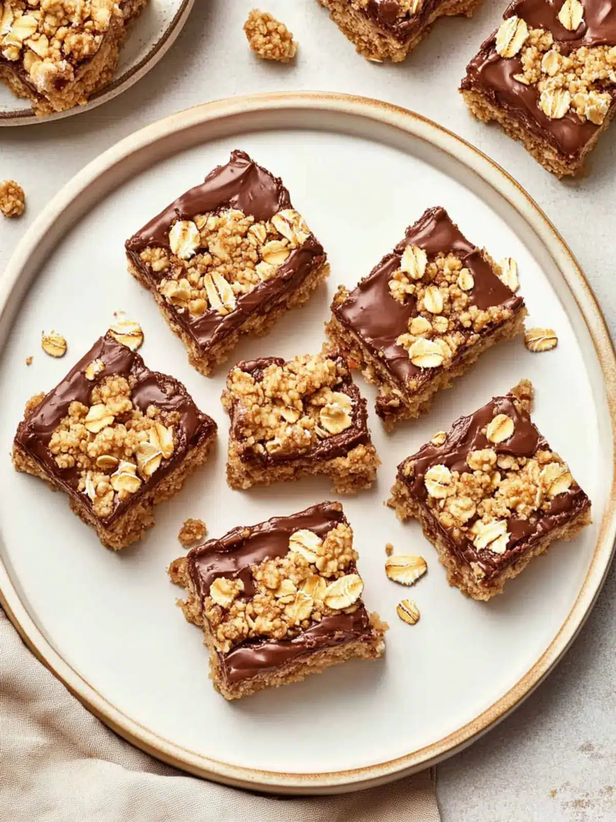 Nutella Oatmeal Crumble Bars That Will Wow Your Taste Buds 5 Nutella Oatmeal Crumble Bars