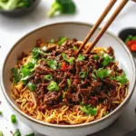 Sticky Beef Noodles