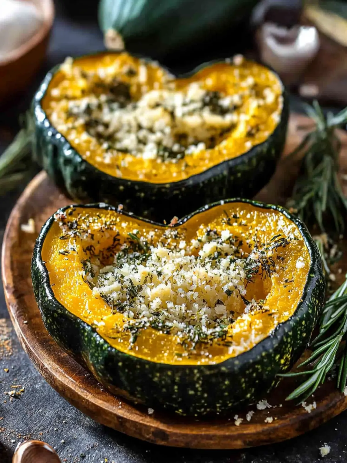 Delicious Parmesan Herb Roasted Acorn Squash Recipe to Wow Your Guests 4 Parmesan Herb Roasted Acorn Squash