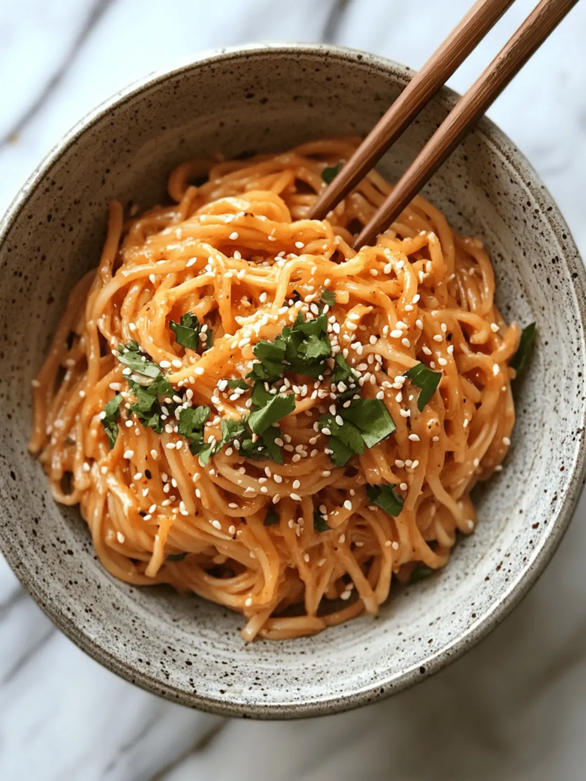 Spicy Peanut Butter Noodles