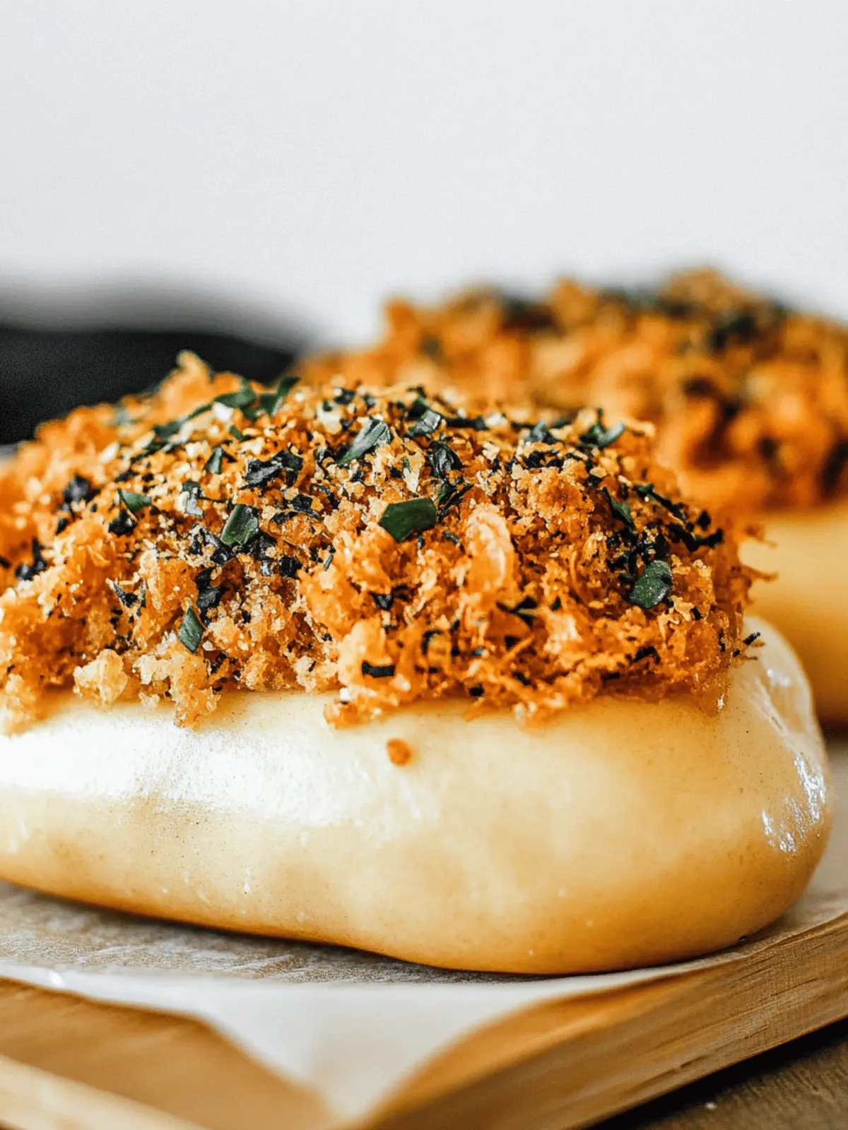 Homemade Pork Floss (Rousong) Furikake Buns to Savor 3 Pork Floss (Rousong) Furikake Buns
