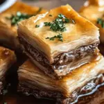 Savory French Dip Squares: The Perfect Party Treat 8 French Dip Squares