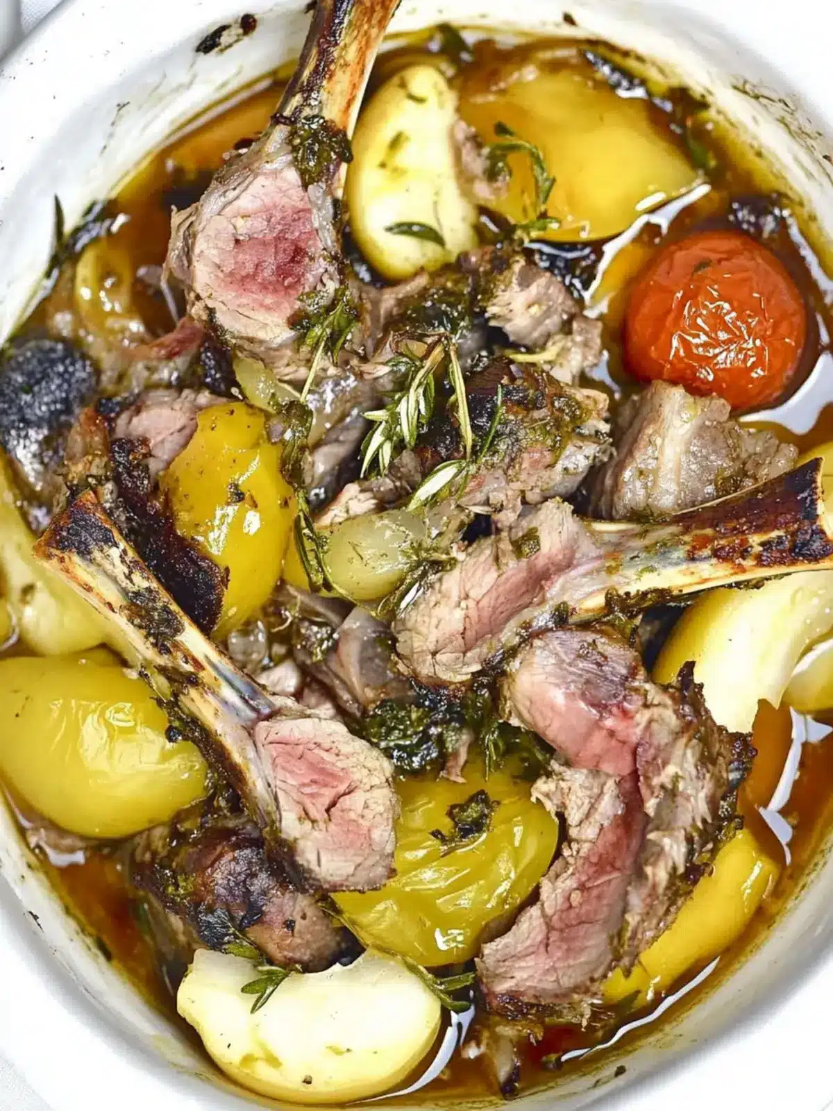 Savory Greek Lamb Cooked in Parchment for Ultimate Flavor 4 Greek Lamb Cooked in Parchment