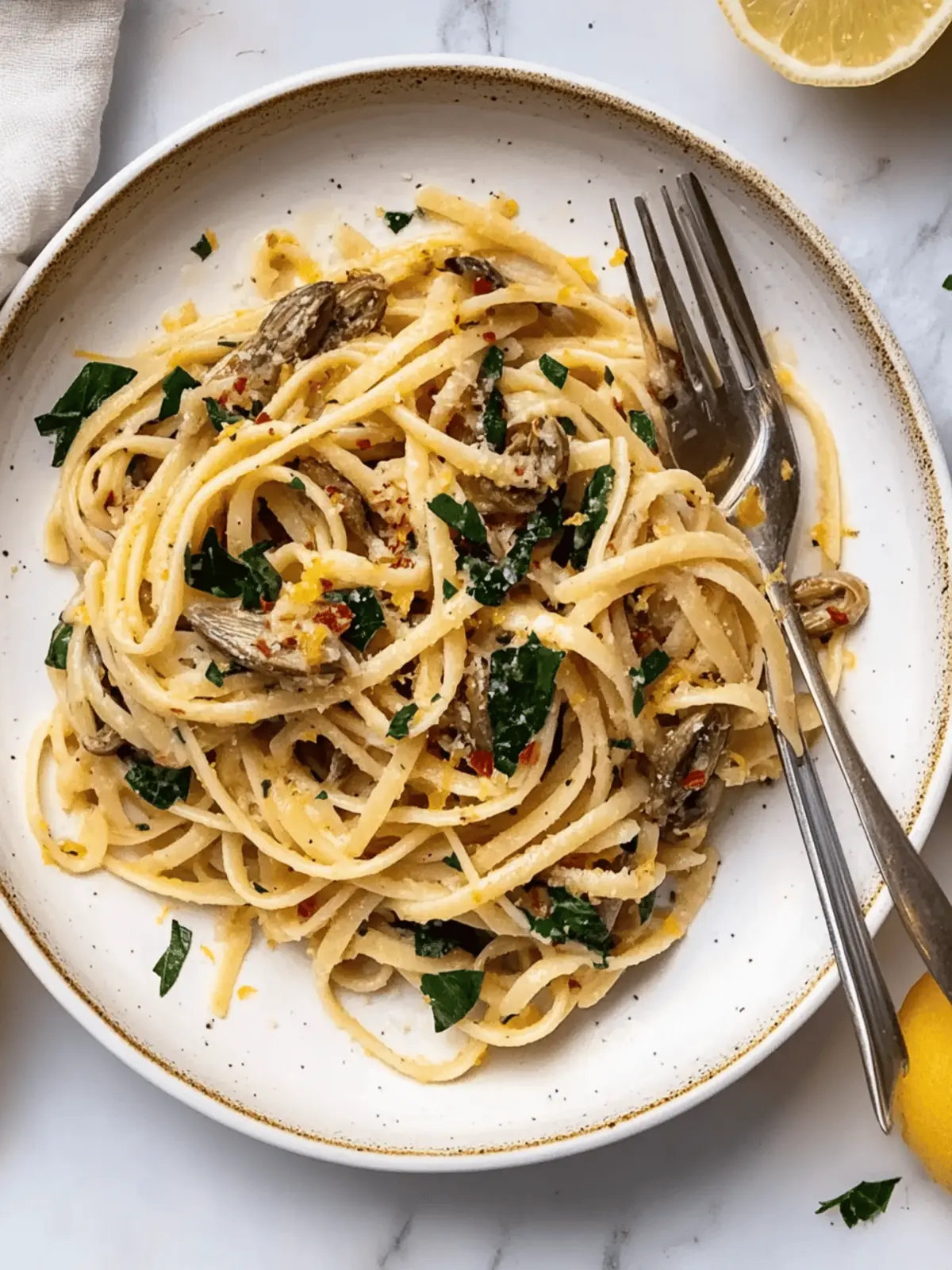 Quick and Easy Lemon Sardine Pasta