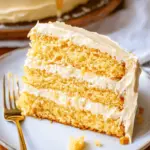 Cornbread Cake with Whipped Honey Buttercream Frosting