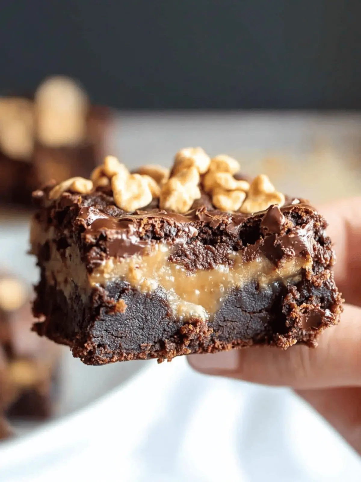 Buckeye Turtle Brownies