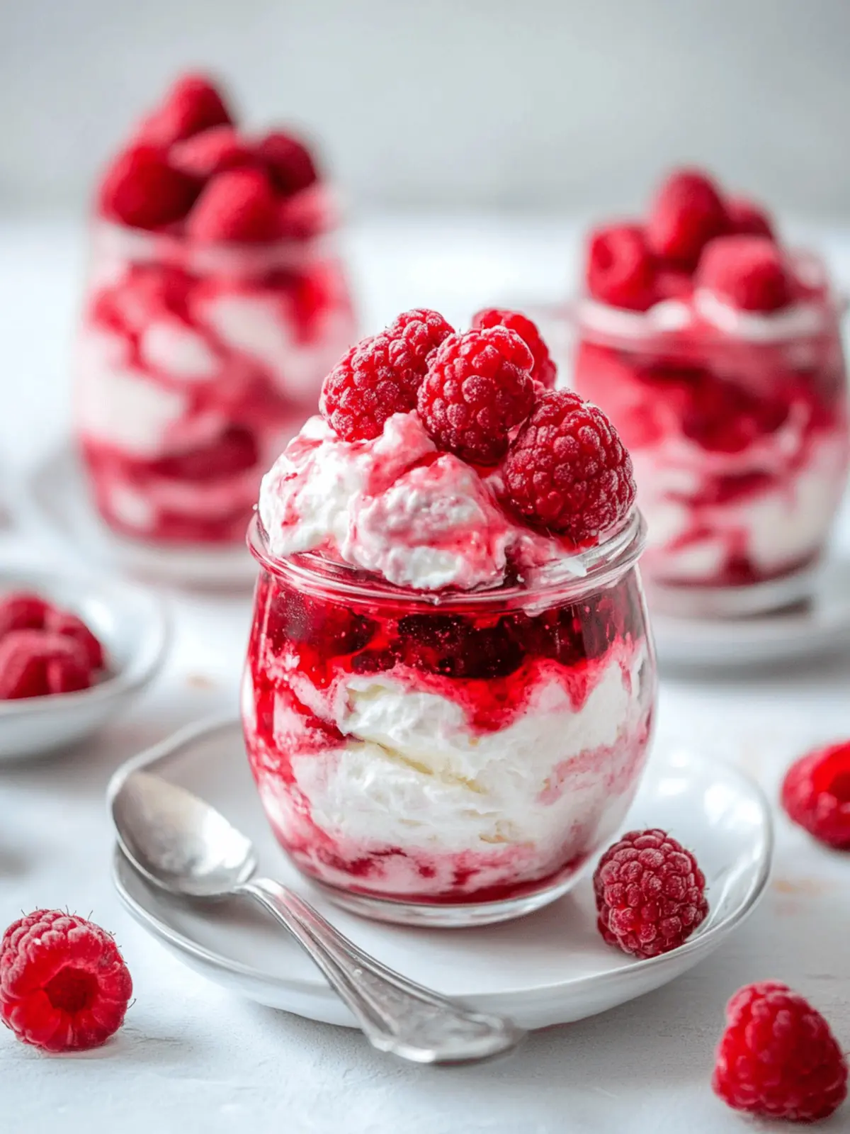 Raspberry Fool with Whipped Mascarpone