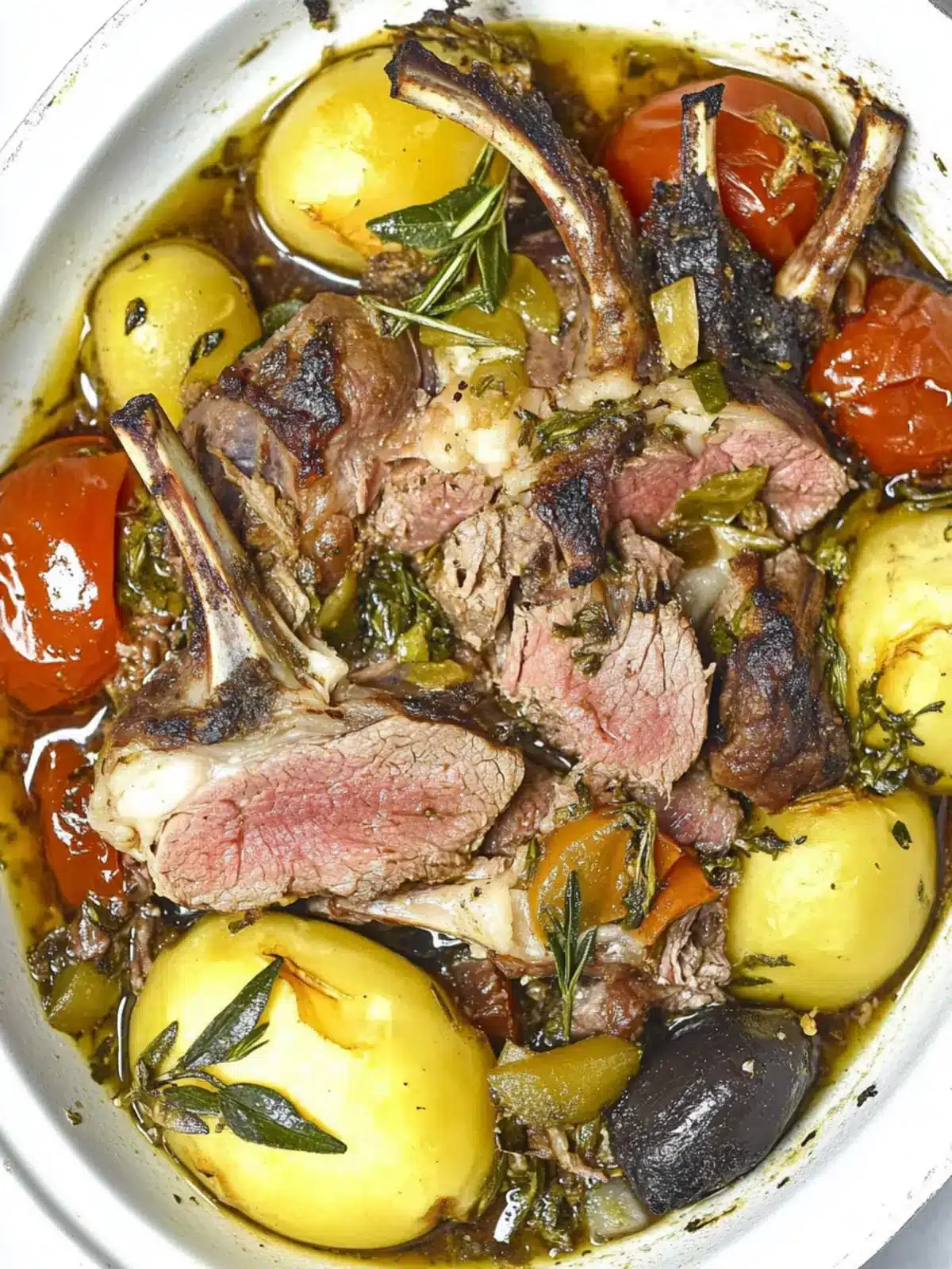 Savory Greek Lamb Cooked in Parchment for Ultimate Flavor 2 Greek Lamb Cooked in Parchment