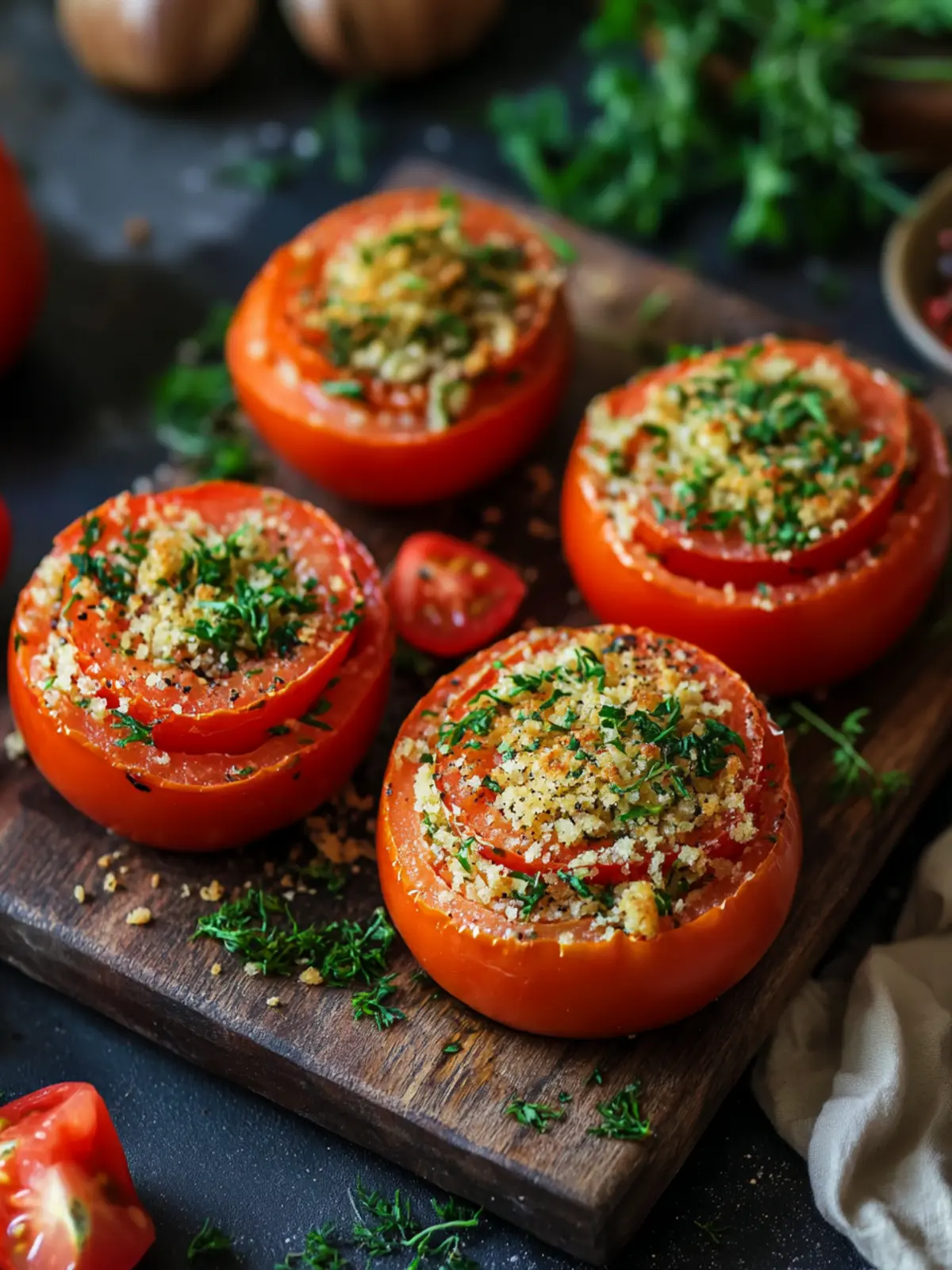 Provence-Style Tomatoes with Breadcrumbs and Herbs Delight 5 Provence-Style Tomatoes with Breadcrumbs and Herbs