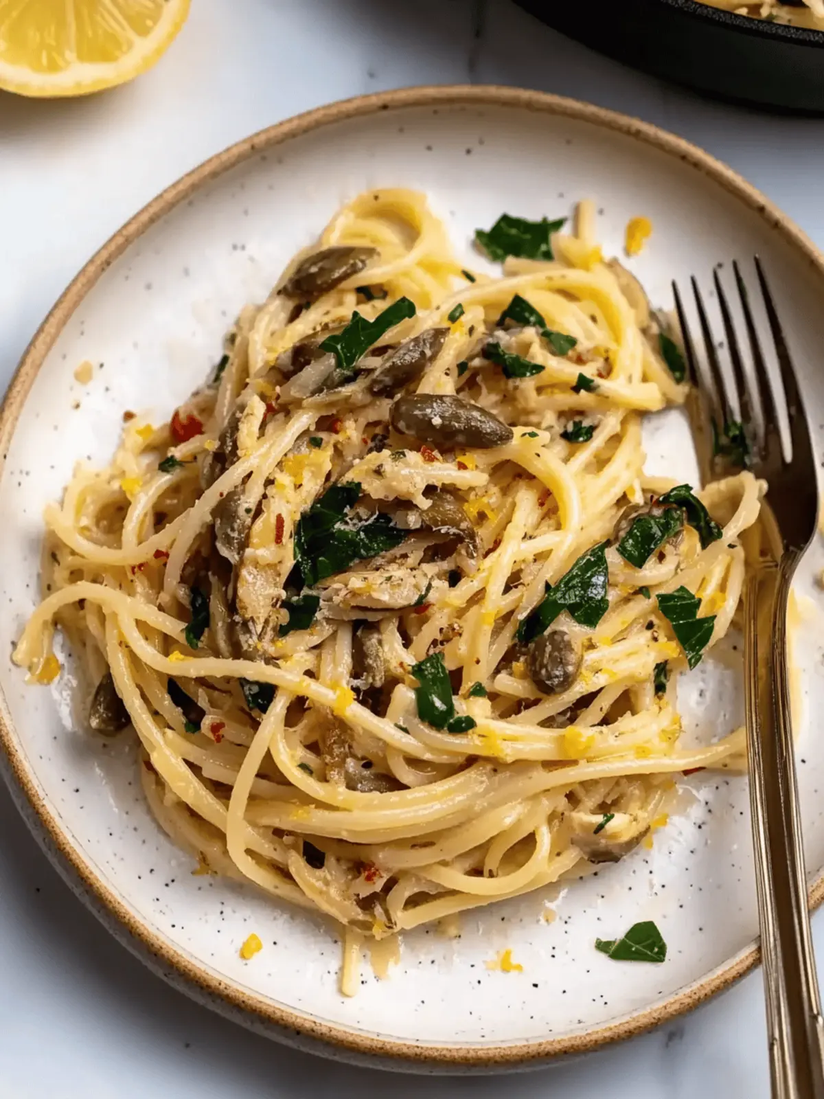 Quick and Easy Lemon Sardine Pasta