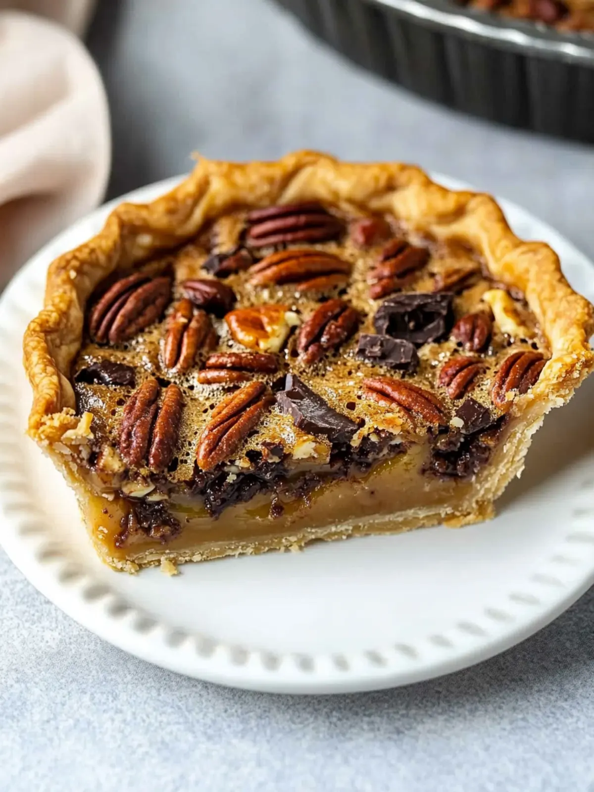 Toffee Chocolate Pecan Pie: An Irresistible Twist on Tradition 5 Toffee Chocolate Pecan Pie