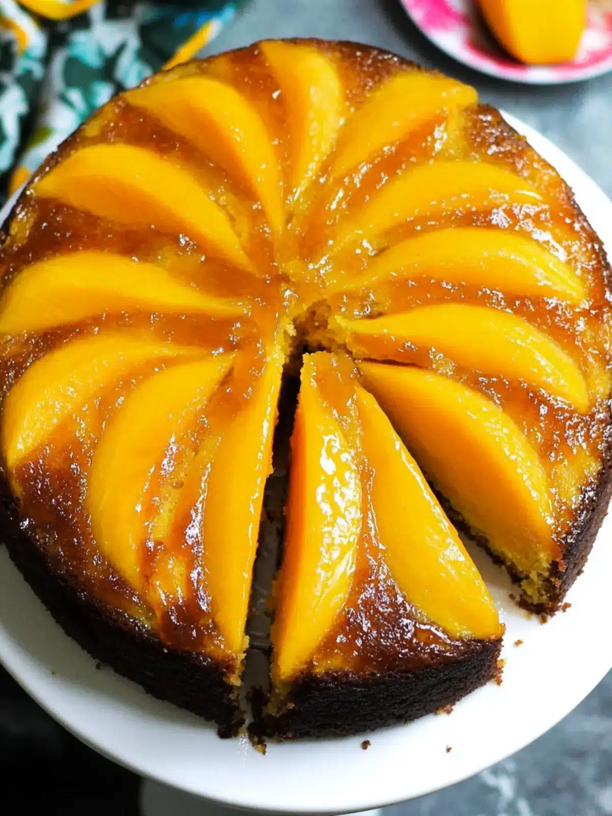 Mango Upside Cake: A Tropical Twist on Classic Dessert 5 Mango Upside Cake
