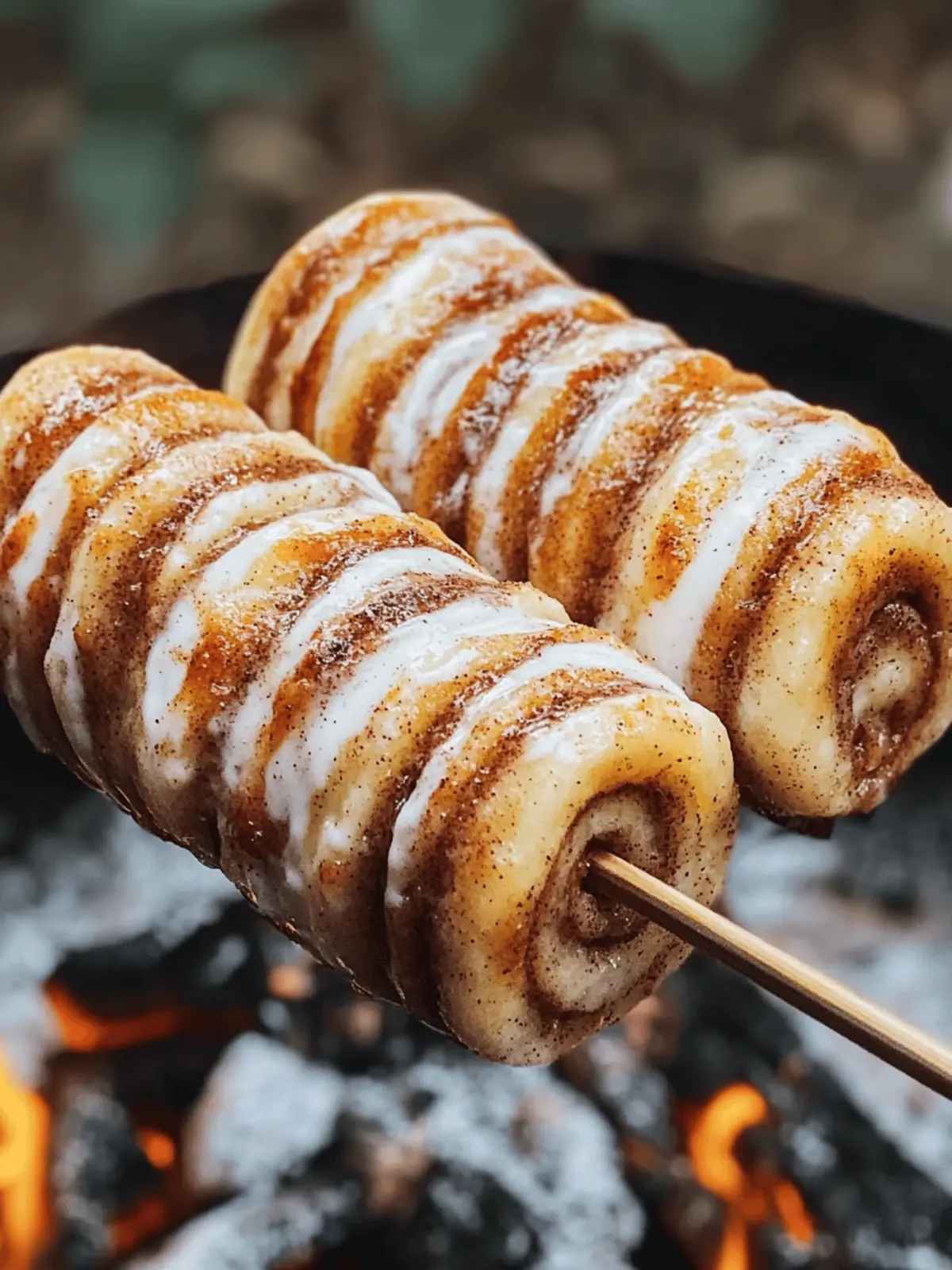 Campfire Cinnamon Roll-Ups