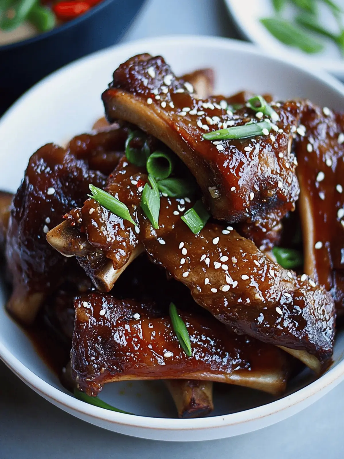 Easy Sticky Asian Pork Ribs