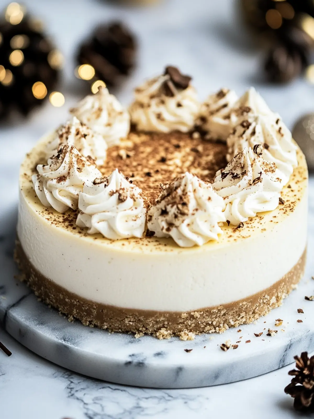 Decadent Eggnog Cheesecake for a Cozy Holiday Treat 4 Eggnog Cheesecake
