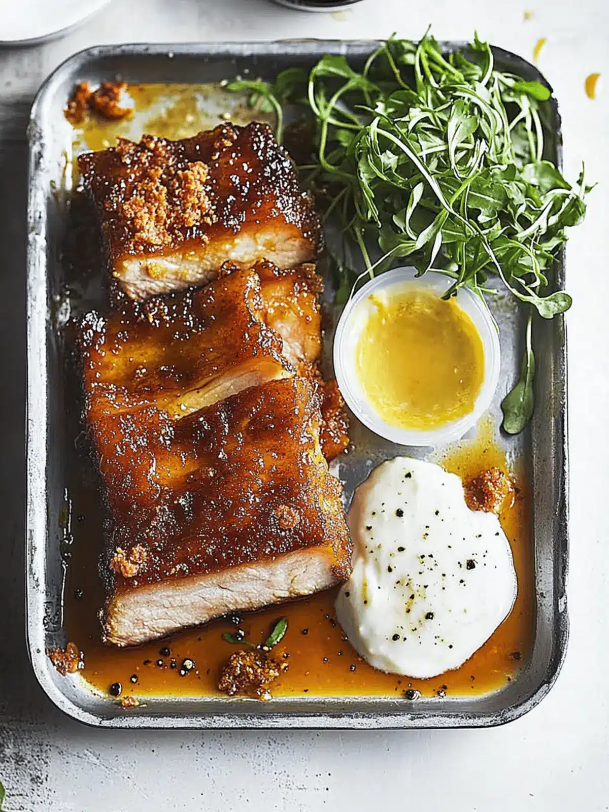 Mustard And Maple Crispy Pork Belly