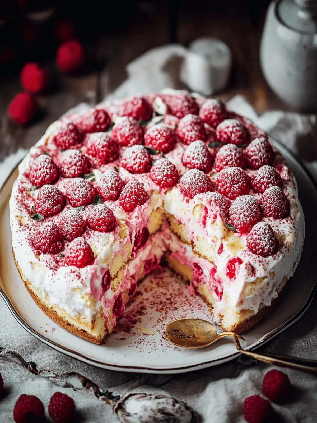 Lychee & Raspberry Tiramisu