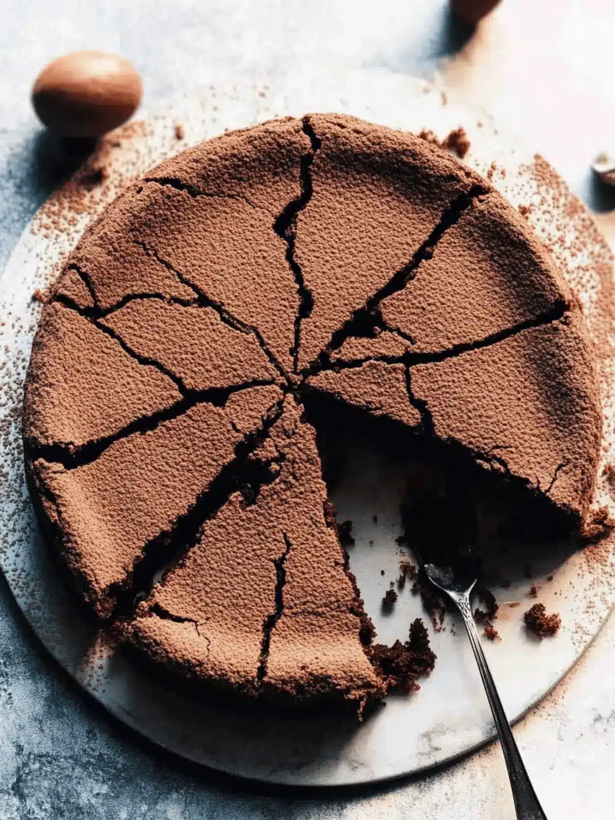 Flourless Olive Oil Chocolate Cake