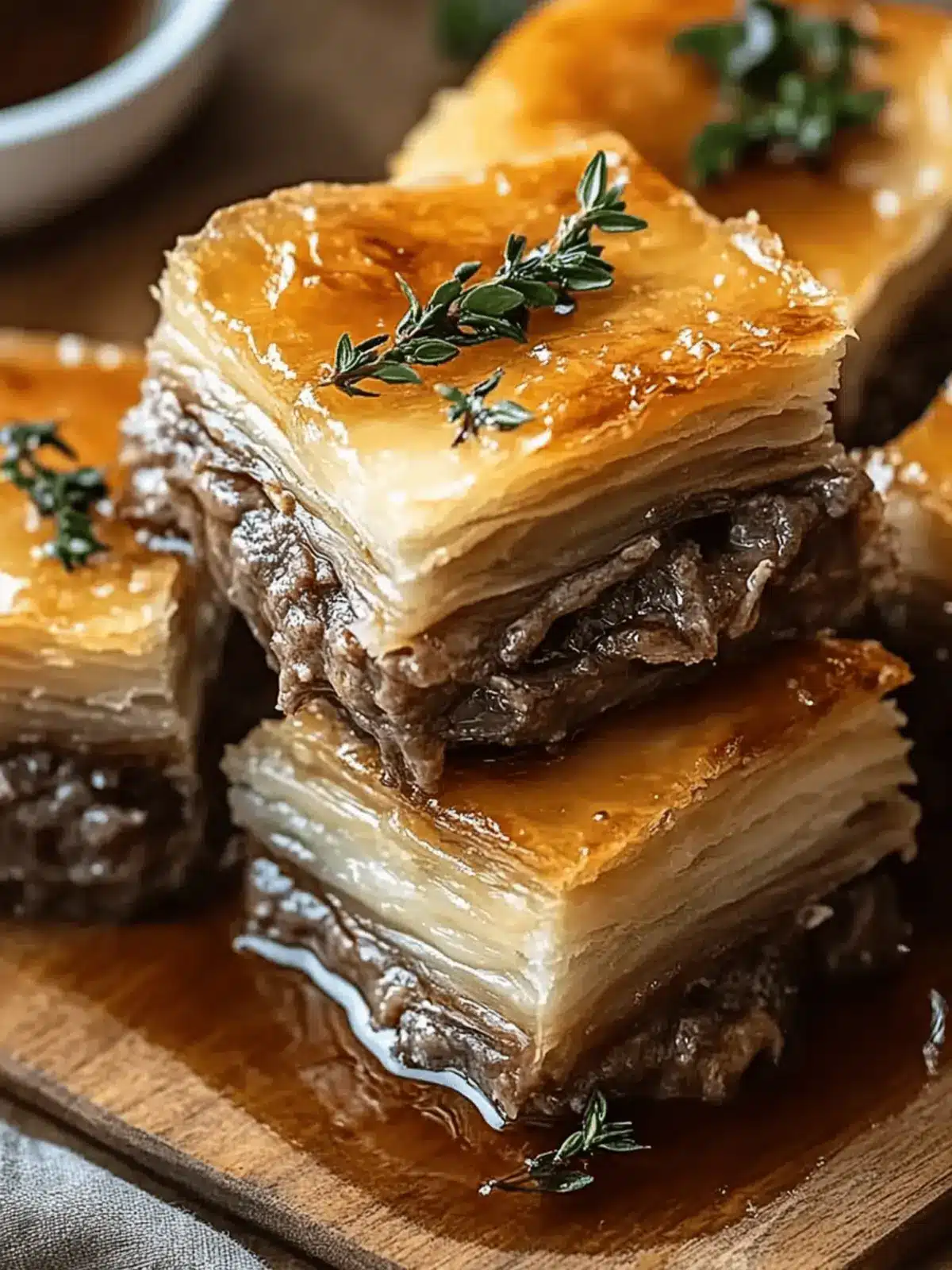 Savory French Dip Squares: The Perfect Party Treat 2 French Dip Squares