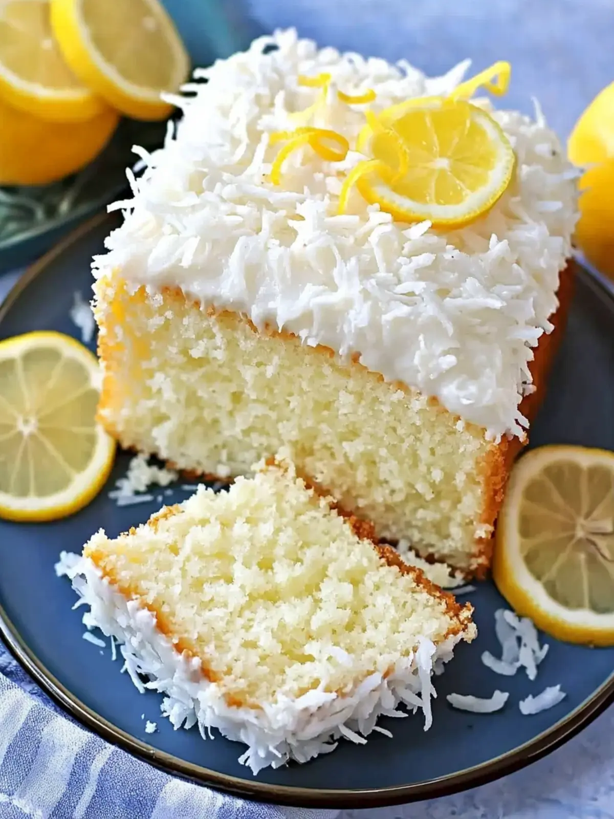 Lemon Coconut Cake That’ll Brighten Your Day Instantly 3 Lemon Coconut Cake