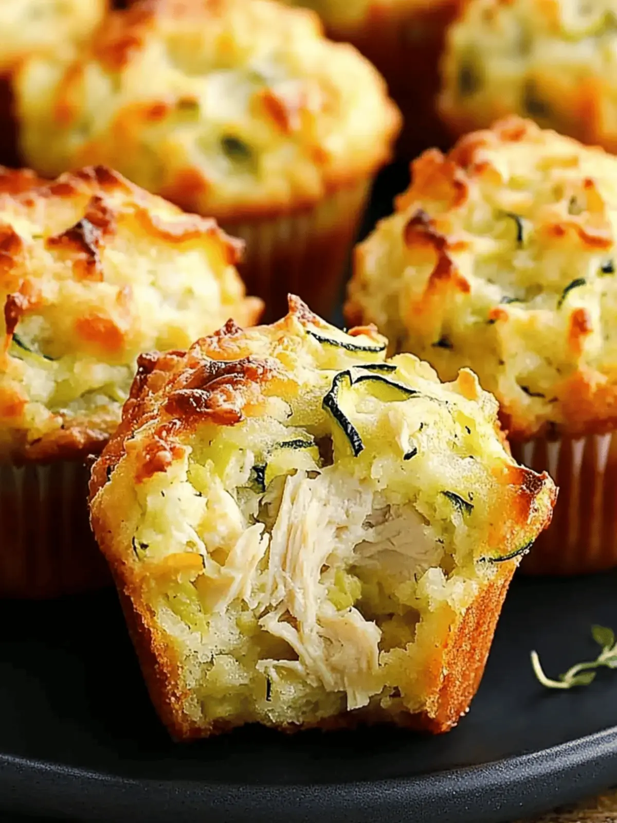 Savory Chicken, Cheese, and Zucchini Muffins You'll Love 4 Chicken, Cheese, and Zucchini Muffins