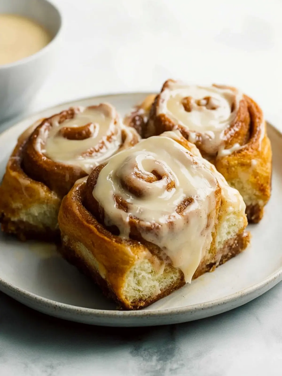 Decadent Cinnamon Rolls with Irresistible Brown Butter Frosting 3 Cinnamon Rolls with Brown Butter Frosting