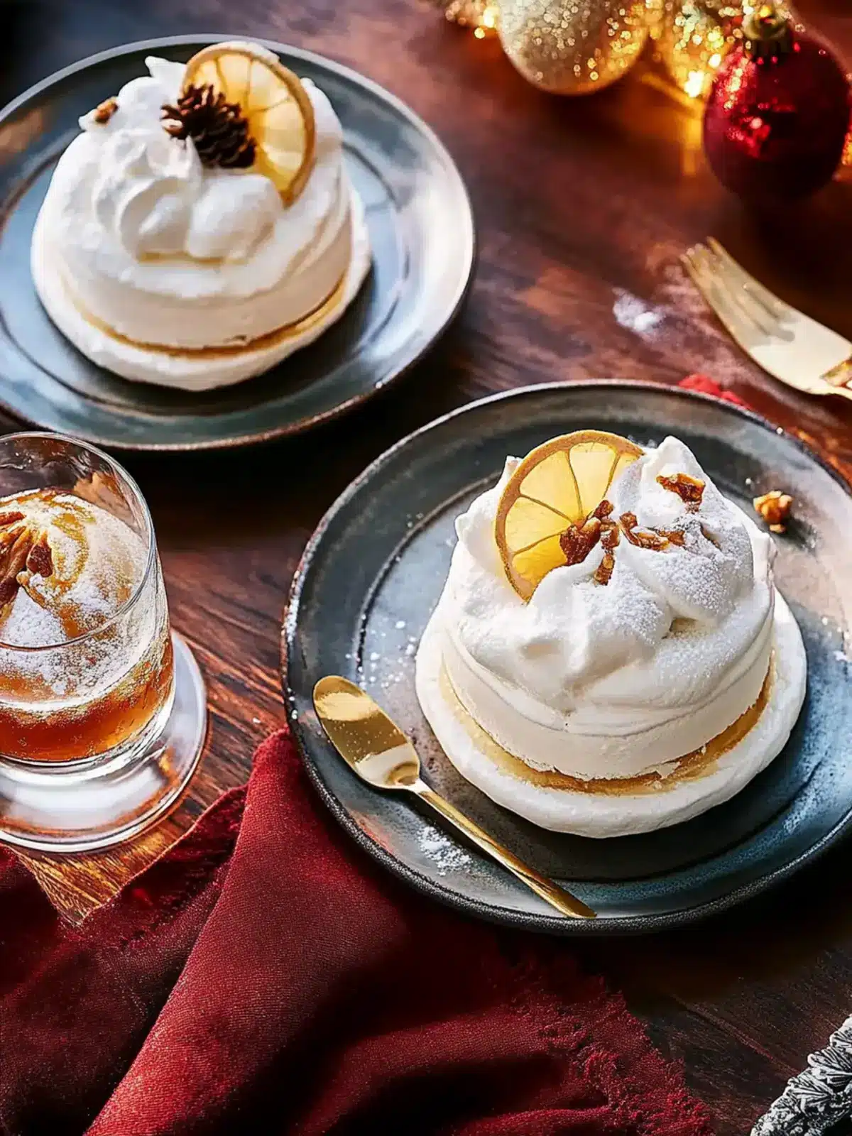 Delightful White Christmas Pavlovas Perfect for Holiday Celebrations 3 White Christmas Pavlovas