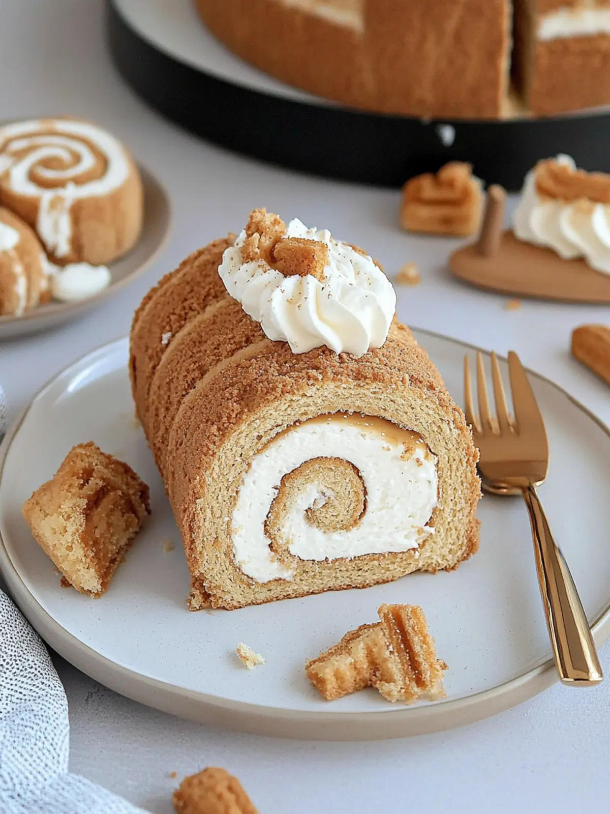Irresistible Biscoff Swiss Roll for Blissful Baking Days 4 Biscoff Swiss Roll