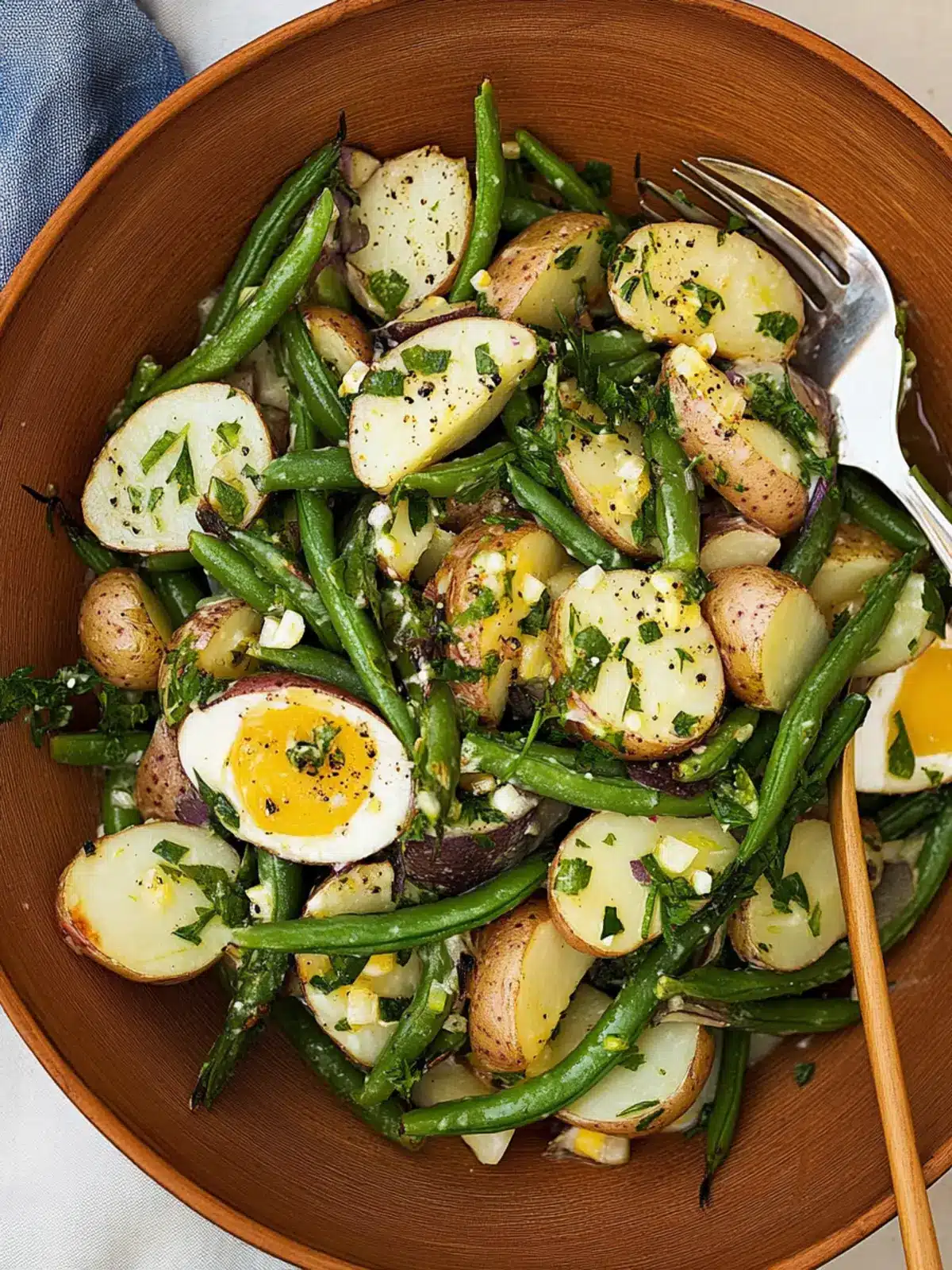French Potato and Green Bean Salad