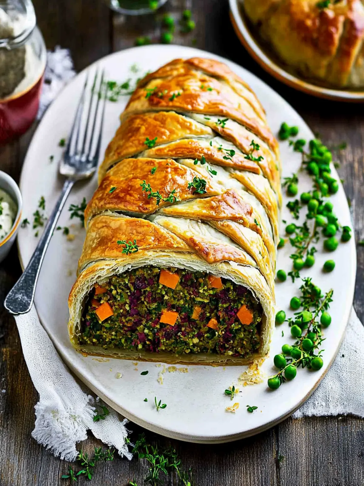 Irresistible Vegan Wellington with Chickpeas & Walnuts Delight 2 Vegan Wellington
