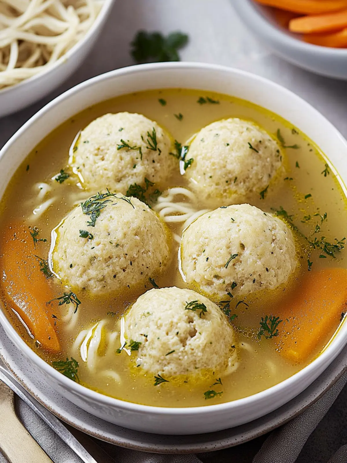 Mouthwatering Matzo Ball Soup: A Cozy Homemade Classic 3 Matzo Ball Soup