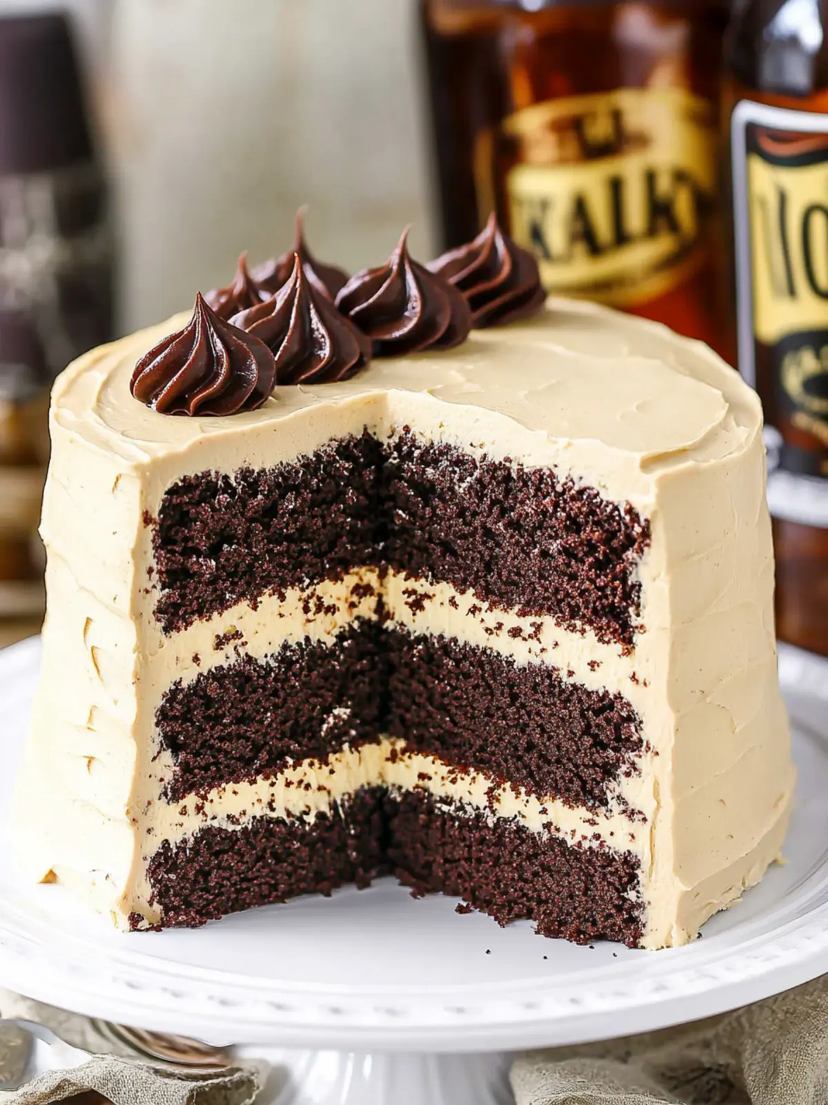 Indulge in Kahlua Coffee Chocolate Layer Cake Bliss 2 Kahlua Coffee Chocolate Layer Cake