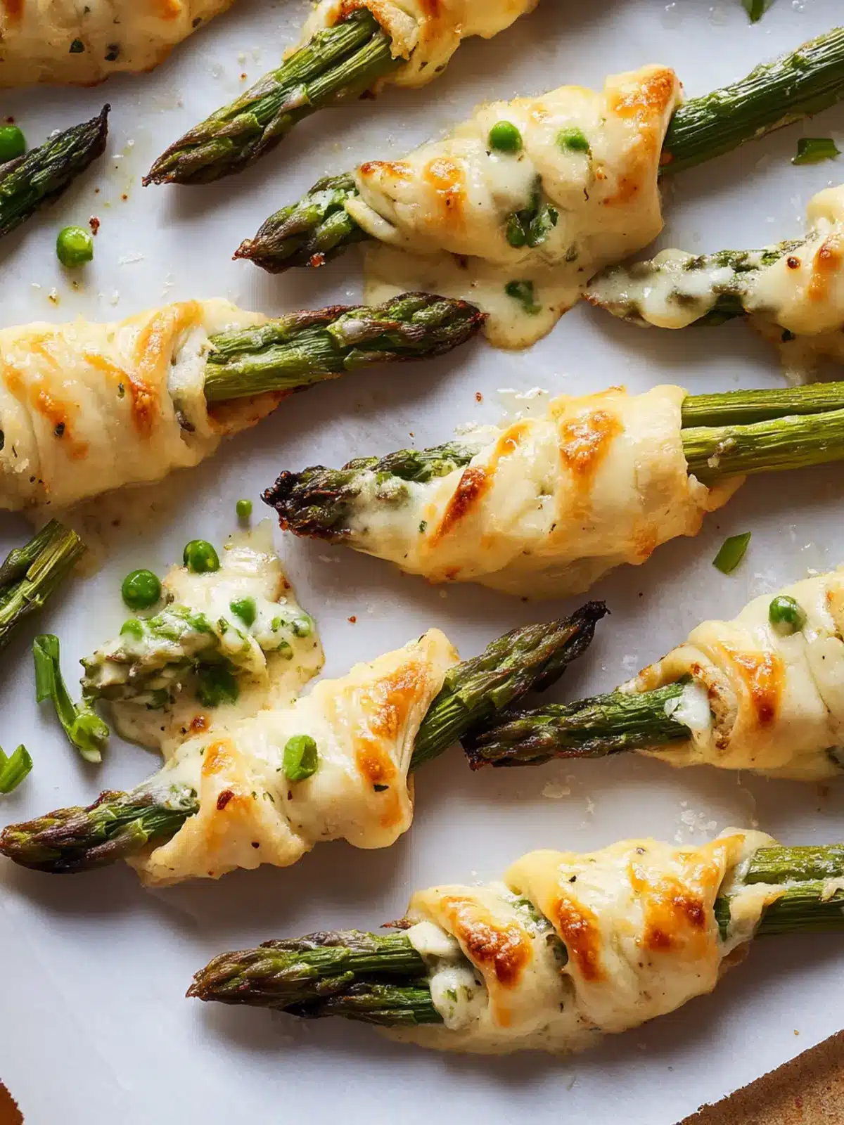 Alfredo Asparagus Bundles