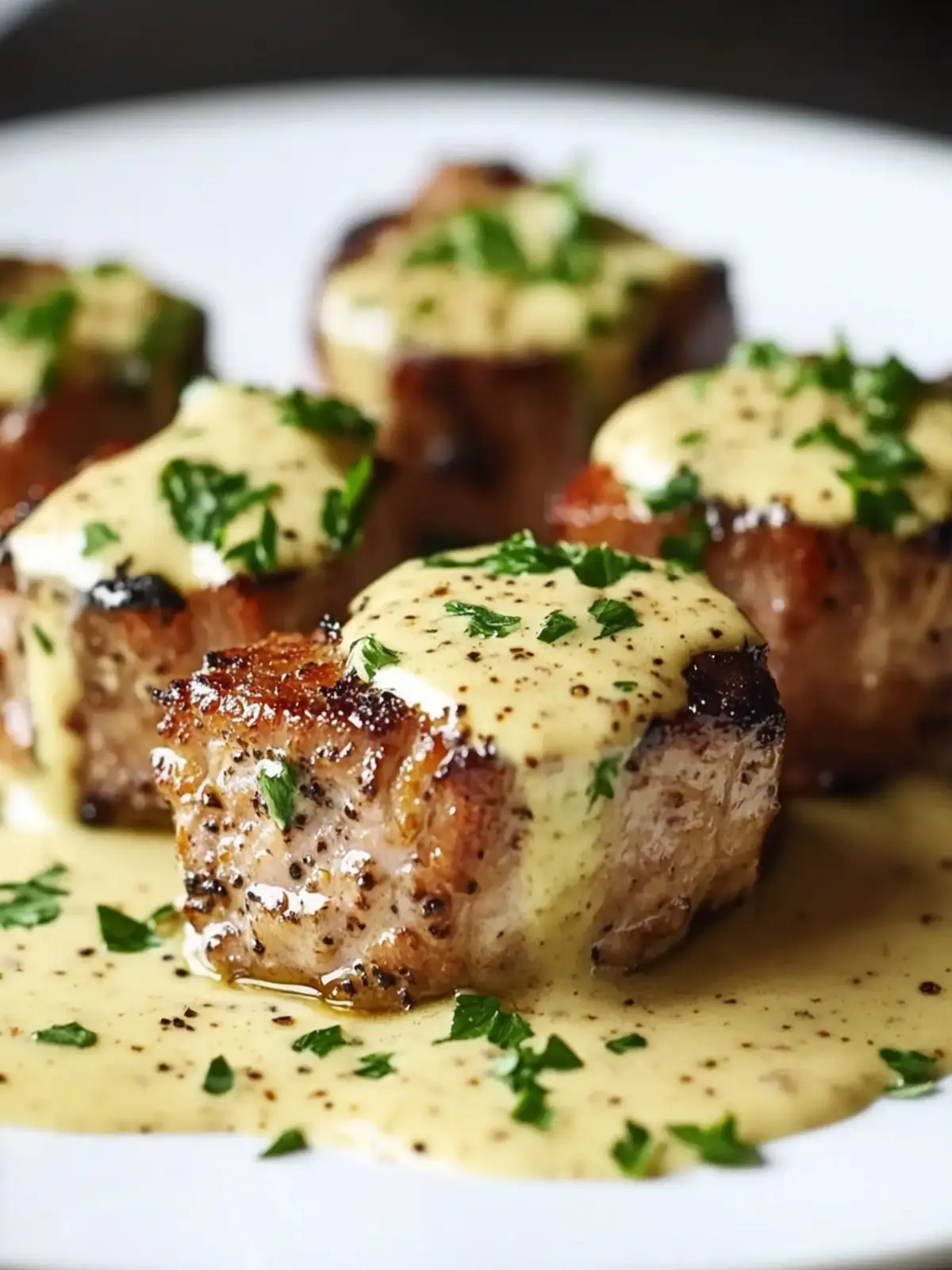 Pork Tenderloin with Creamy Dijon Sauce
